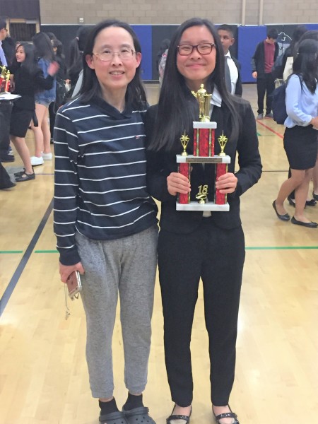 Cassie Kao got 2nd place in HI